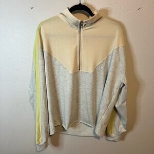 Wishlist Boutique Color Block 1/4 Zip Pullover Size M/L